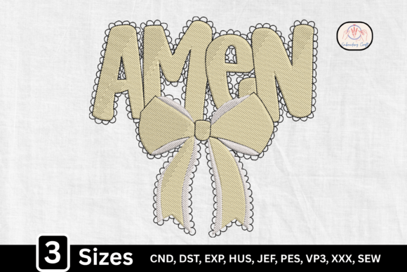 Christian Faith Coquette Bow Amen Review for Craft Fairs
