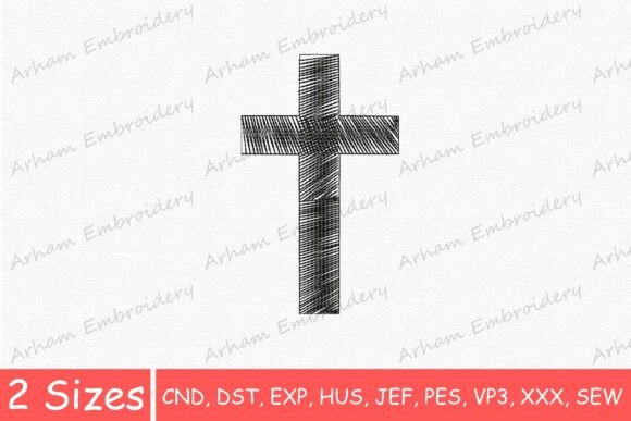 Christian Faith Cross Embroidery Design Review