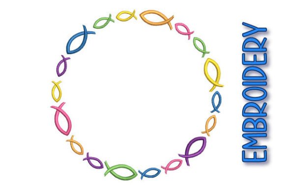 Christian Fish Frame Embroidery Design Review