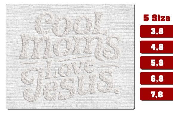 Cool Moms Love Jesus Embroidery Design Review