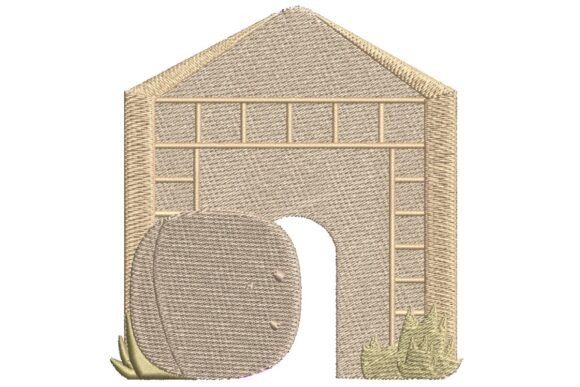 Empty Tomb Resurrection Scene: A Meaningful Embroidery Design
