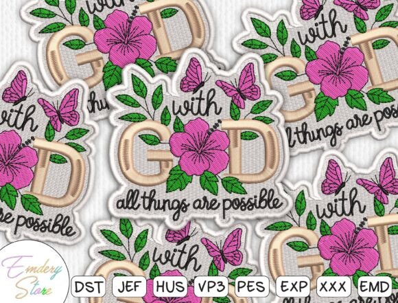 Floral Christian Quote Embroidery Review for Real Projects