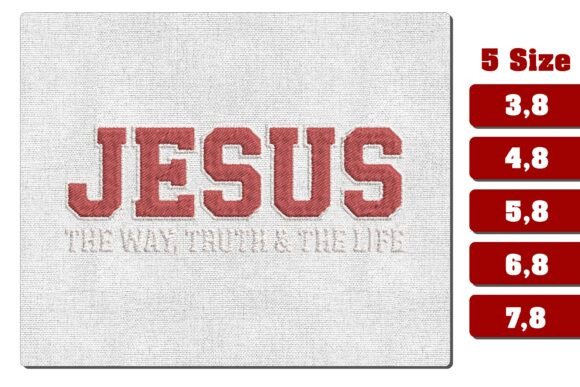 Jesus Christian Embroidery Design PES Review for Real Projects