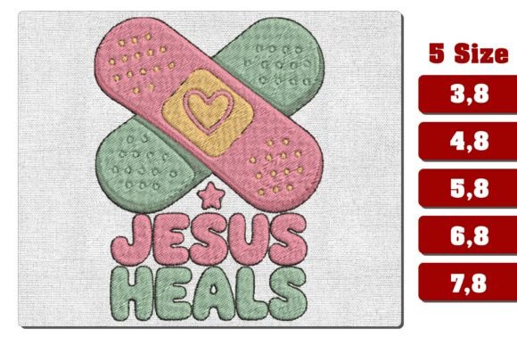 Jesus Heals Bandage Embroidery Design Review for Business Use