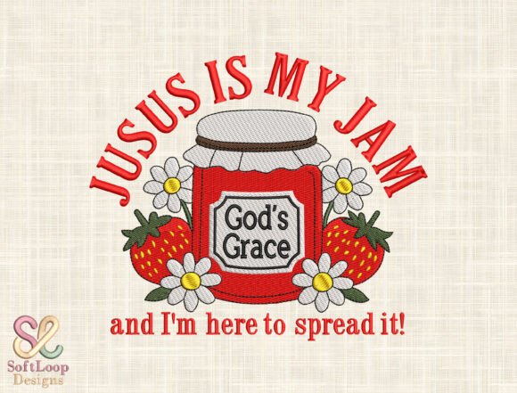 Jesus Is My Jam Embroidery Design Review for Boutique Sweatshirts