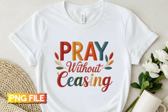 Pray Without Ceasing Embroidery PNG Review for Craft Fair Success