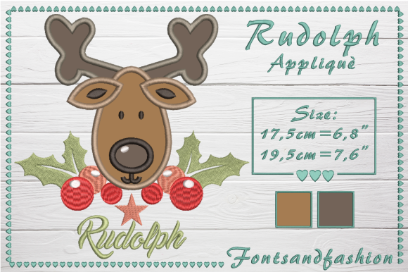 Rudolph Applique Review for Boutique Sweatshirts