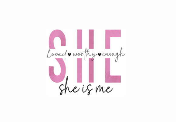 She Is Me Embroidery Design Review for Etsy Sellers