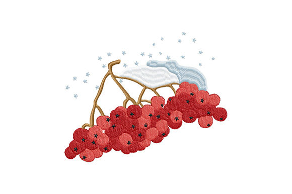 Winter Rowan Berries Embroidery Review for Small Business Merch